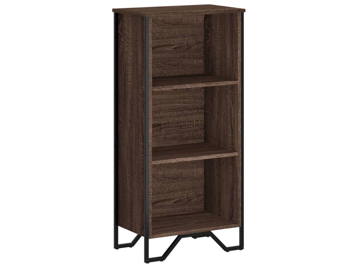 Estante Carvalho Castanho MAISON EXCLUSIVE em derivados de madeira (50x31x106 cm)