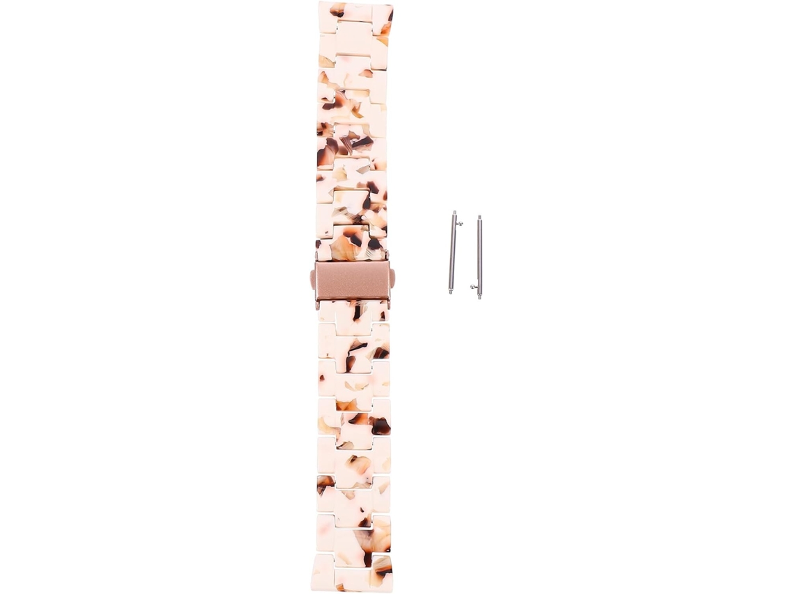Pulseira De Resina Estampada E Moderna Com Fecho De Substituição Para Smartwatch, Ideal Para Ativida Gokoco