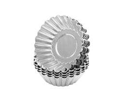 KOFIHETY Conjunto De Formas Para Tortas De Ovo, Formas De Alumínio Antiaderentes E Resistentes Para Tortas Pequenas Com Design Sem Costura, Formas Reutilizávei