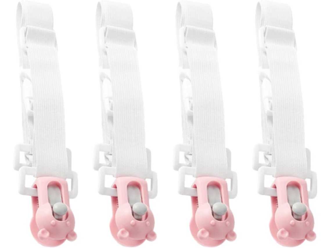 Valiclud 4-prendedores De Colcha Plástico E Nylon, Fixadores Resistentes Para Cobertores Infantis, Ideais Para Uso