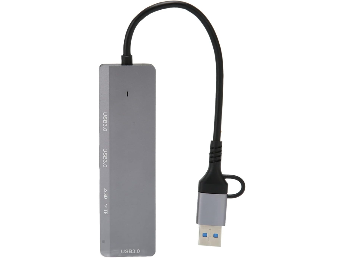 Hub Usb 3.0 Com Leitor De Cartões, Estação Acoplamento Alta
