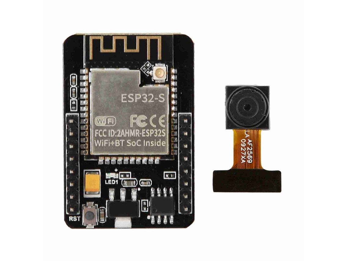 Placa De Desenvolvimento De Câmera Esp32-cam (câmera Ov2640 Com Wi-fi E Bluetooth)