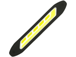 Hemobllo Conjunto De 2-luzes Diurnas Led Para Carro, Impermeáveis, Em Silicone, Bicolor, Sinais De Direção Universais