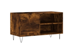 Record Cabinet, Record Cabinets Vidaxl Marrom Madeira Processada (n/a)