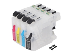 Cartucho Recarregável Com Chip Lc263 Para Dcpj562dw Mfcj480dw 680dw