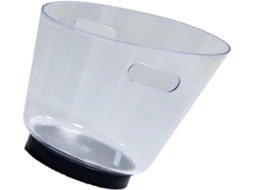 Balde De Champanhe De 6 Litros Com Duas Alças - Design Transparente - Ideal Para Festas E Uso Externo