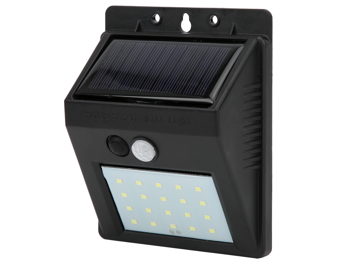 Lâmpada De Parede Solar Sensor 20led Exterior