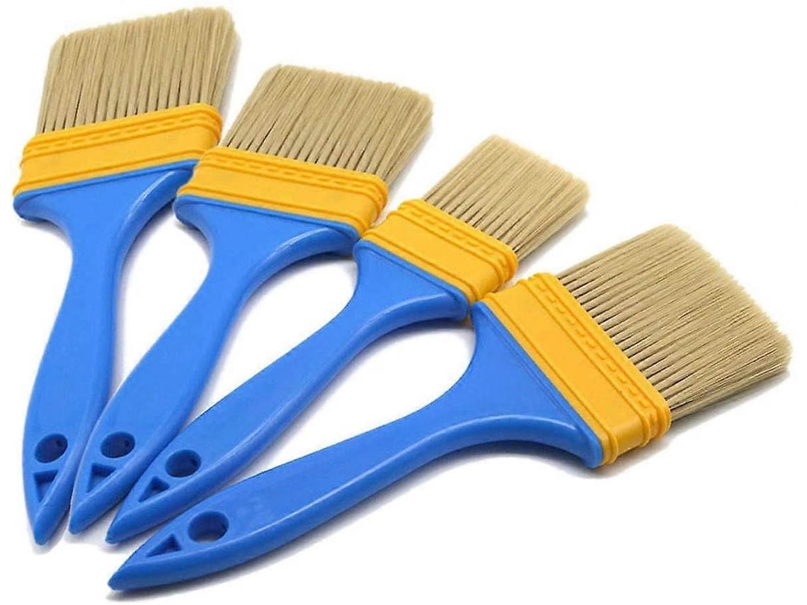 Pincéis De Pintura, Conjunto Com 4 Unidades Em Tamanhos 1, 2, 3 E 4 Polegadas