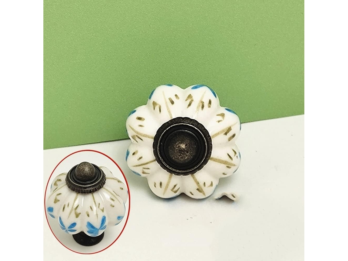 Puxadores De Gaveta Em Formato De Abóbora, Modelo P04e33x2pcs (2 Unidades)
