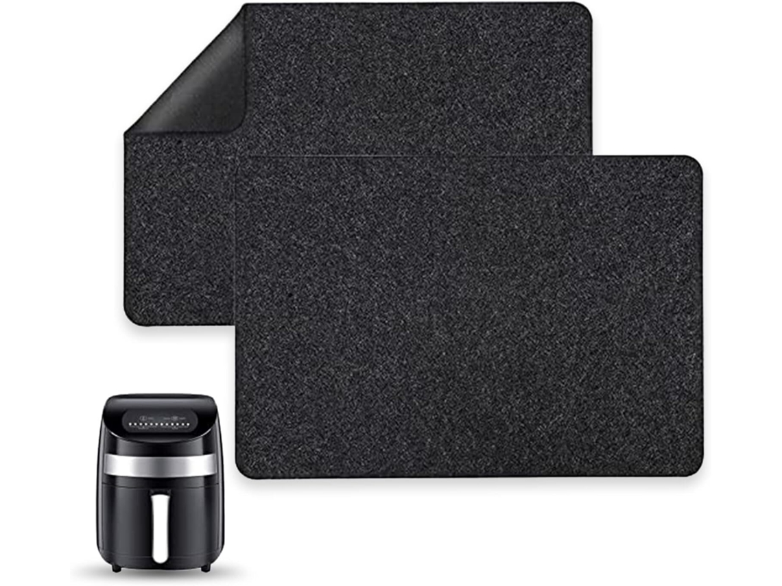 4× Tapete Resistente Ao Calor Antiderrapante Protetor de Bancada para Fritadeira de Ar Tapete À Prova de Calor SUNNY SPACES