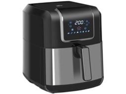 Fritadeira Sem Óleo AQUAFORGE, 6,5L, 1700W, 8 programas, led, preta