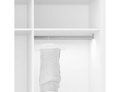 Varão de Roupeiro EMUCA Polux (Alumínio - 95 x 5 x 3.5 cm)