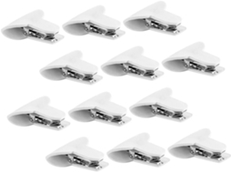 Conjunto de 12 prendedores de edredom antiderrapantes com acolchoamento para colchas e cobertores, práticos para evitar que se desloquem.