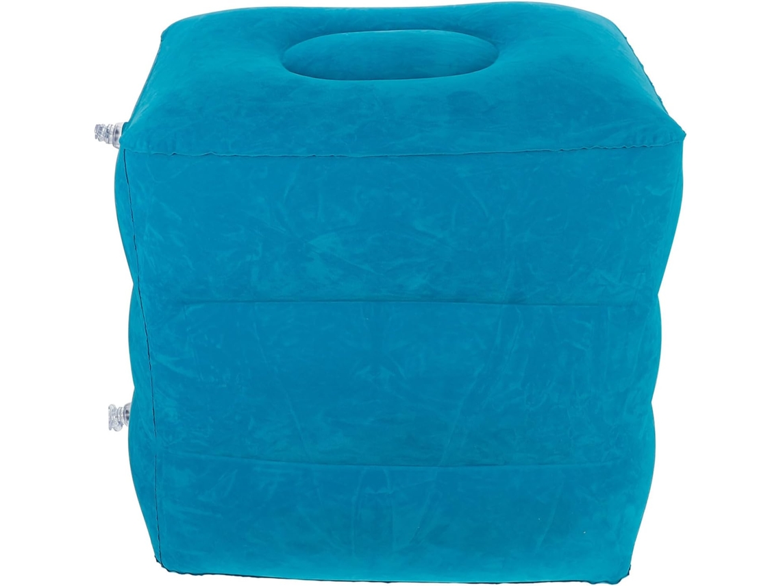 Apoio para os Pés Inflável Viagem, com Revestimento Triplo de Veludo em Pvc. Portátil e CHABERLU