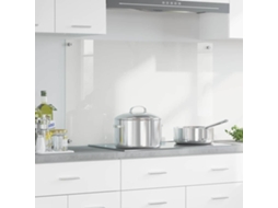 Vidaxl Painel De Cozinha Transparente 100 X 60 Cm Vidro Temperado