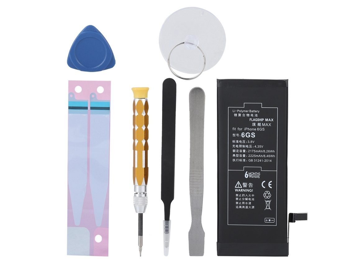 Bateria de alta capacidade para iPhone 6s, 2225mAh EOOCOO