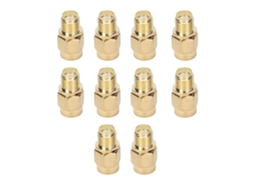 (pacote Com 10) Adaptador Cabo Coaxial Rf Sma-jk Macho Para Fêmea. Conjunto de conectores.