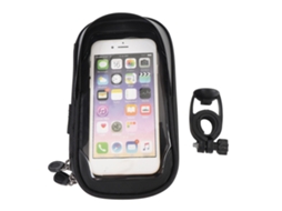 Bolsa Frontal Ciclismo Tel Waterproof Tpu Rotativa Preta