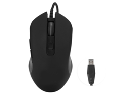 Mouse Gamer Preto Exclusivo para E sports Chicken Dinnerlaxiscreed (efeito de Luz Rgb em Funcionamento, Ergonômico com 6 Botões)