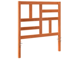 Conjunto 1 Cabeceira De Cama Vidaxl Castanho Madeira De Pinho Maciça (80,5 X 4 X 104 Cm)