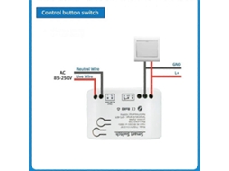 Lurelia Interruptor Zigbee Inteligente Tuya Com Sensor De Temperatura, Relé Zigbee De Contato Seco Passivo, Funciona Com Home Assistant Ca 85 250 V