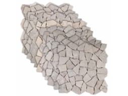 Vidaxl Azulejos De Mosaico Creme 30 X 30 Cm Mármore