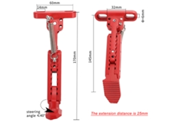 Suporte Para Patinete Elétrico Ajustável Estendível Compatível Com M365/pro/pro2/essential Lite/1s/max G30