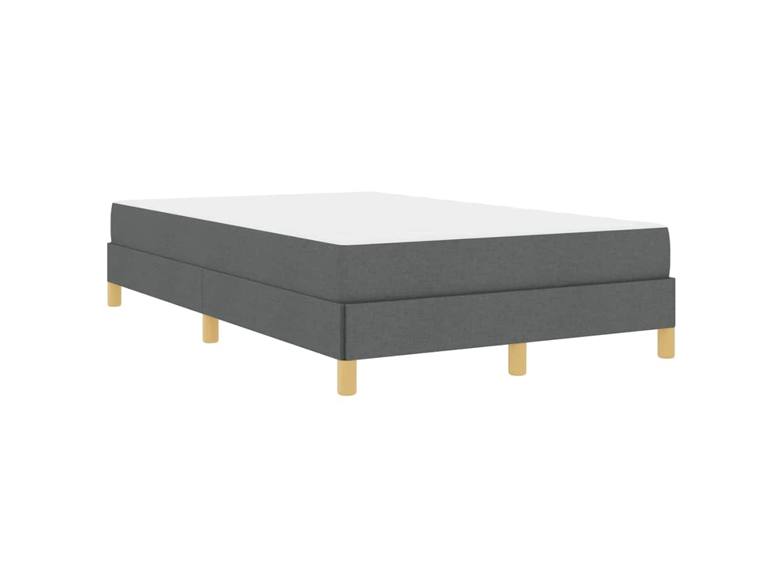 Conjunto 1 Cama Box Vidaxl Cinzento Tecido (120 X 200 Cm)