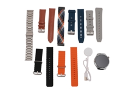 Smartwatch 2 Polegadas, Tecido Colorido, Bluetooth, À Prova D'Água, Rastreador de Fitness