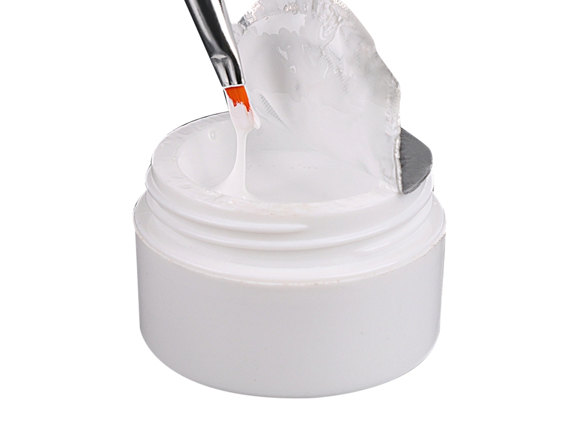Gel De Extensão De Unhas Cristal Rápido Profissional Uv Builder Branco Para Manicure