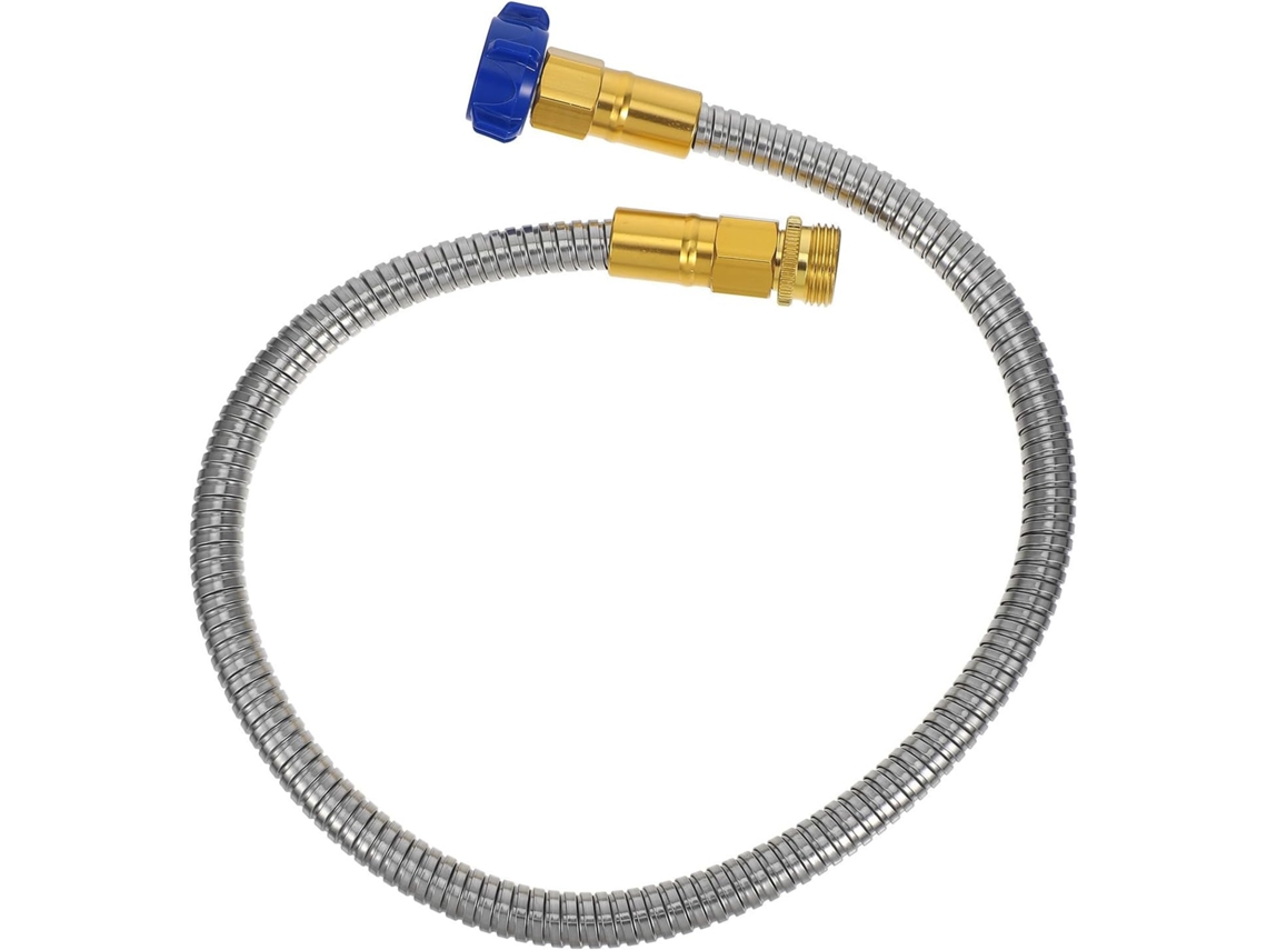 Conector De Mangueira Jardim Reforçado Em Aço Inoxidável, Extensão