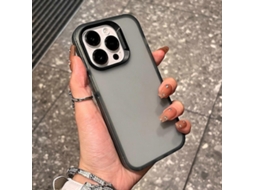 Capa Fosca De Tpu Resistente A Impactos Para Iphone 16 Pro Max
