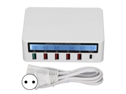 Estação de Carregamento Usb LAXISCREED 6 Portas 40w Rápido