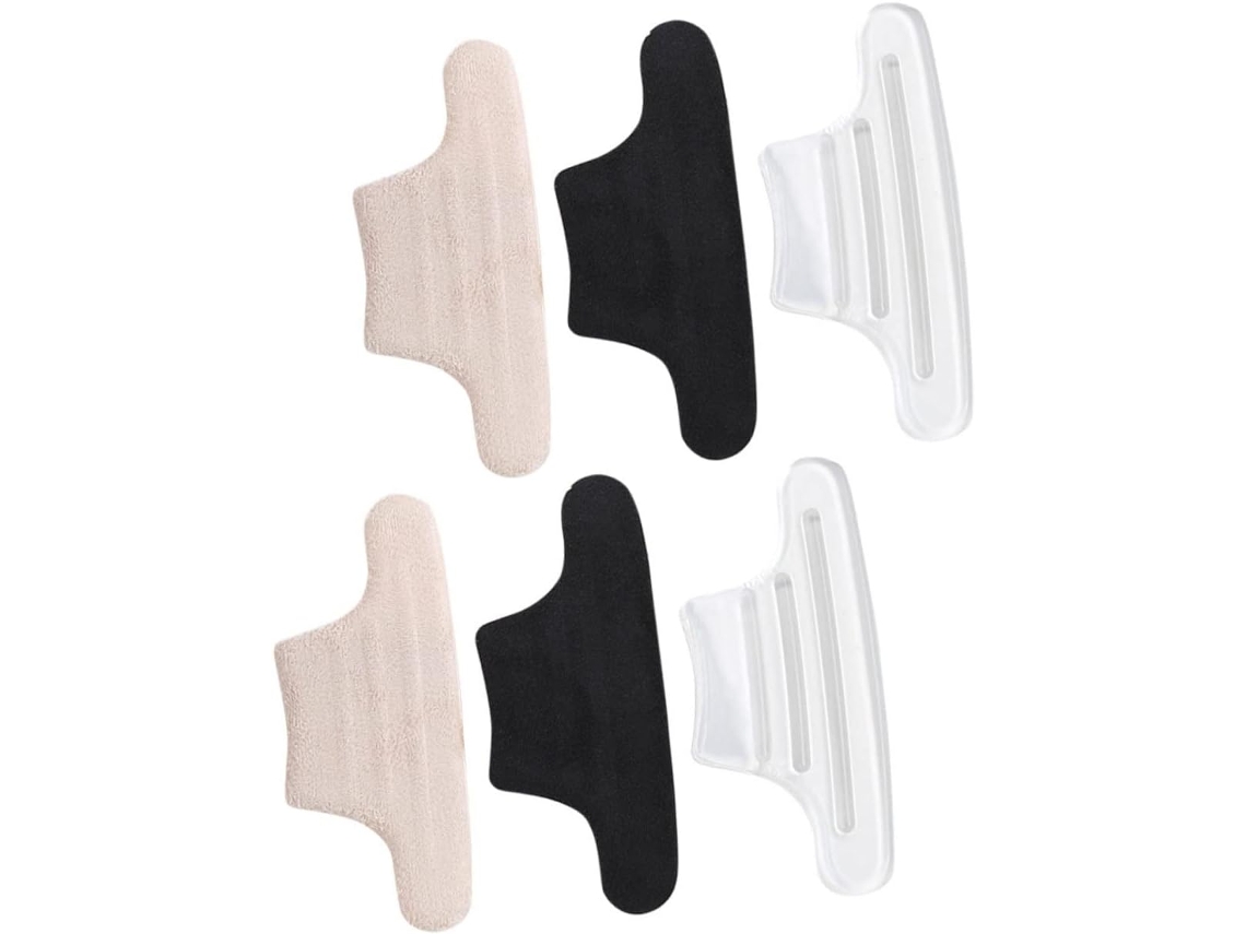 3 Pares De Protetores Calcanhar Em Gel Antidesgaste, Almofadas Confortáveis E Substituíveis Para Sapatos De Salto Alto
