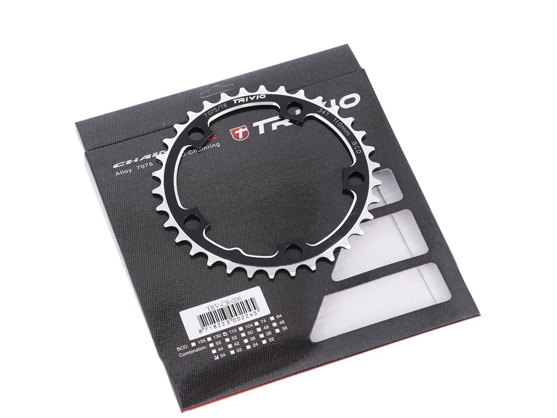 Anel de Corrente Road 110 Bcd Prateado 36Ttrivio