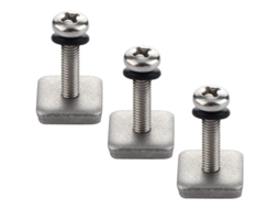 Parafuso E Placa De Aço Inoxidável 316 Para Fins De Longboard E Sup, 3 Pacotes, M4