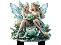 Jardim de Fadas Vaso de Acrílico Verde Ornamento para Casa, Varanda e Jardim Presentes para Todas as Ocasiões CHABERLU