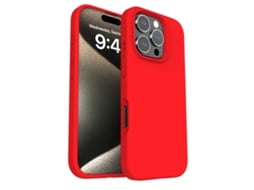 (vermelho, Iphone 15 Pro) Capa De Celular Simples, De Cor Sólida E Resistente A Impactos, Compatível Com Iphone, Feita De Silicone Líquido.