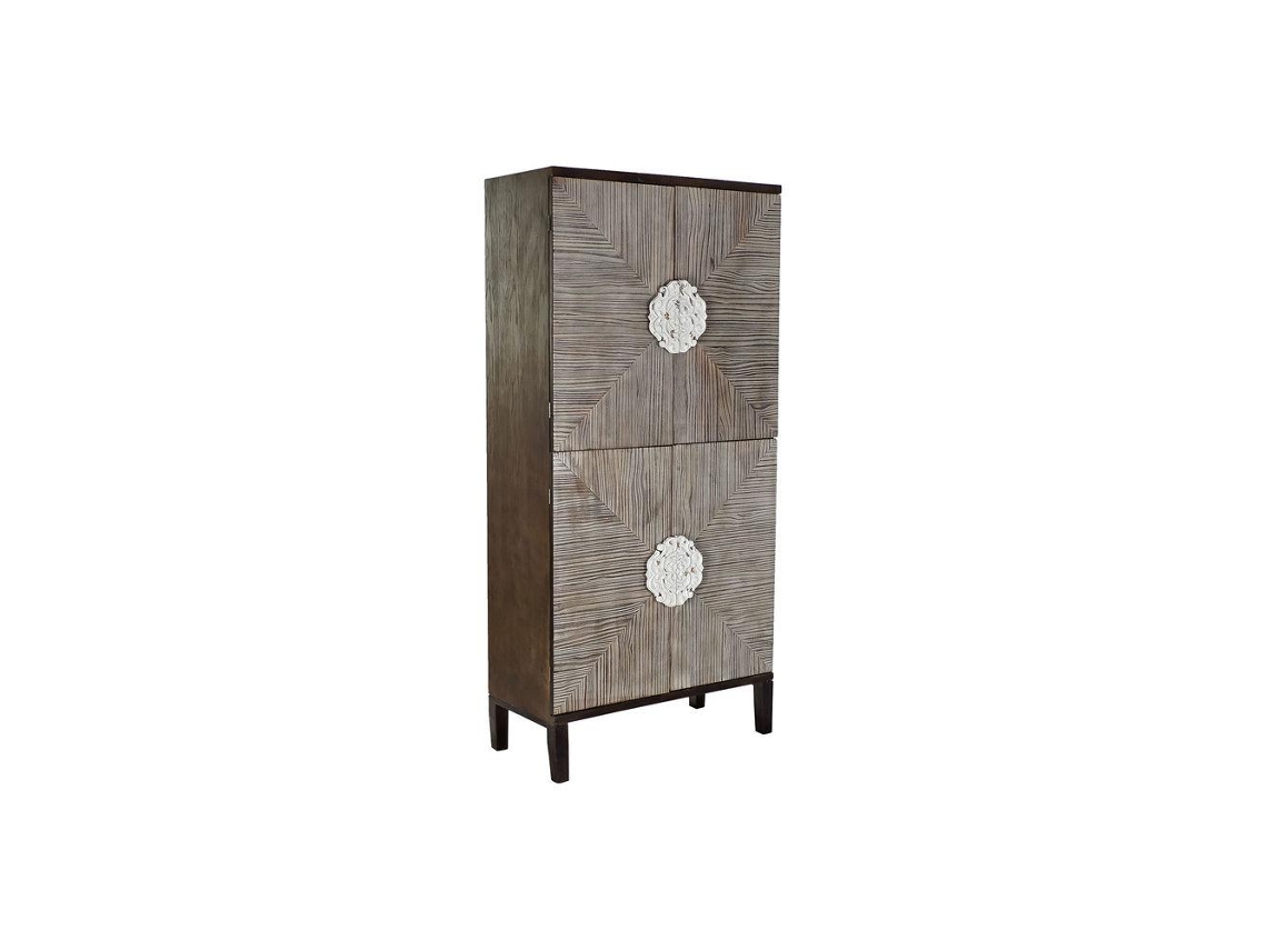 Armário Dkd Home Decor Abeto Catanho Escuro Madeira Mdf Marrom Claro 86 X 41 X 181 Cm