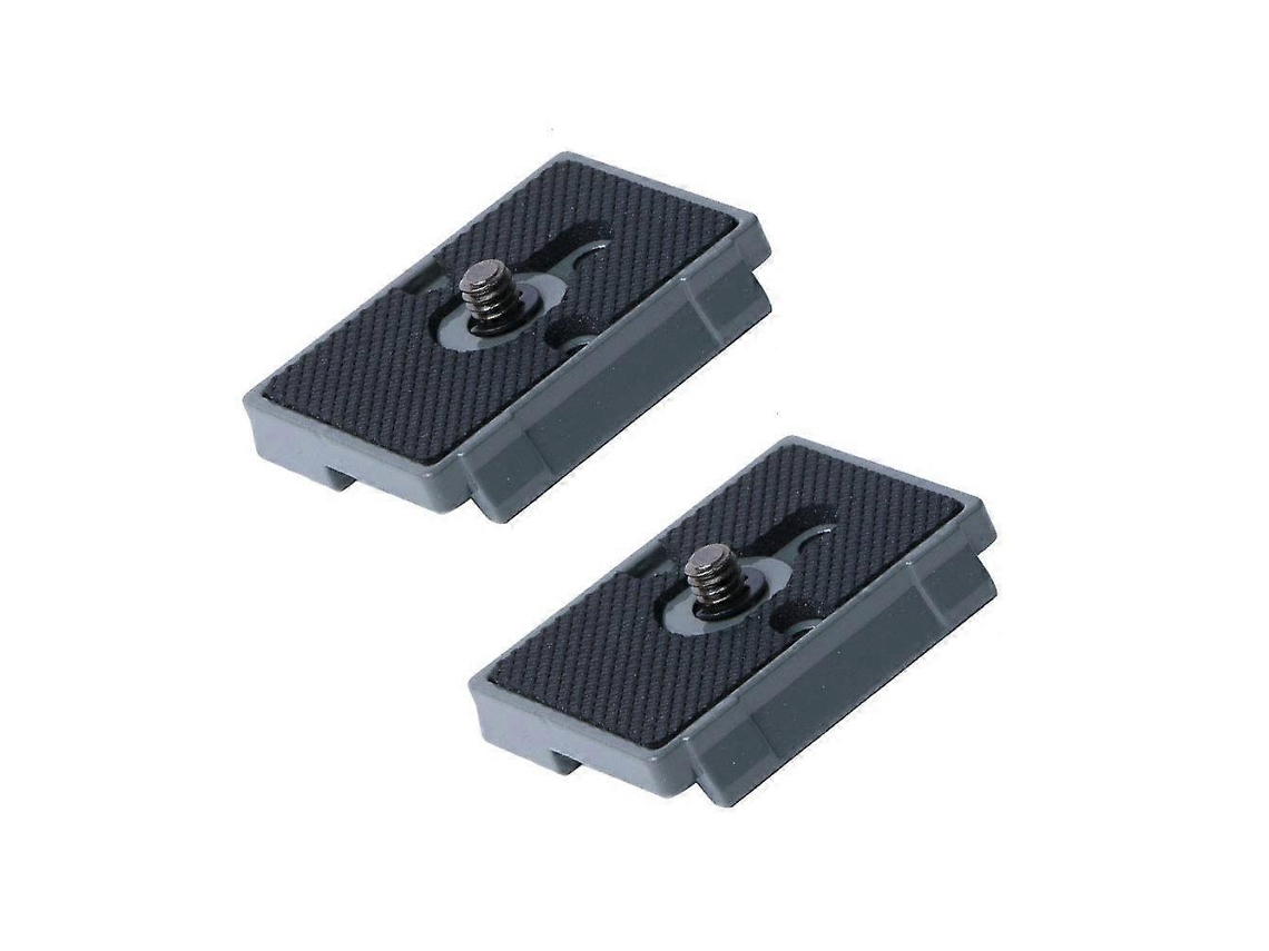 Prato de liberação rápida com parafuso de 1/4 compatível com Bogen 3157n Manfrotto 200pl 14 323 RC2 3030 Slowmoose (pacote com 2)
