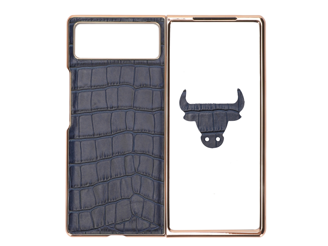 Capa LAXISCREED Xiaomi Mix Fold 2 Couro Nano Crocodilo