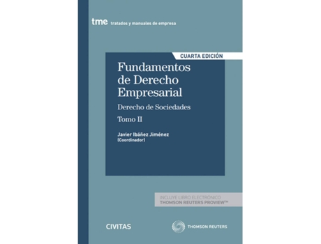 Livro Fundamentos De Derecho Empresarial (Ii) (Papel + E-Book) de Javier Ibáñez Jiménez (Espanhol)