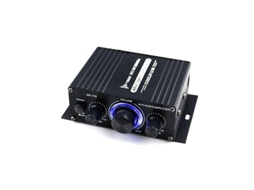Amplificador de áudio YURU, mini digital AK170, 12V, 20W+20W, graves, agudos, volume, para home e carro
