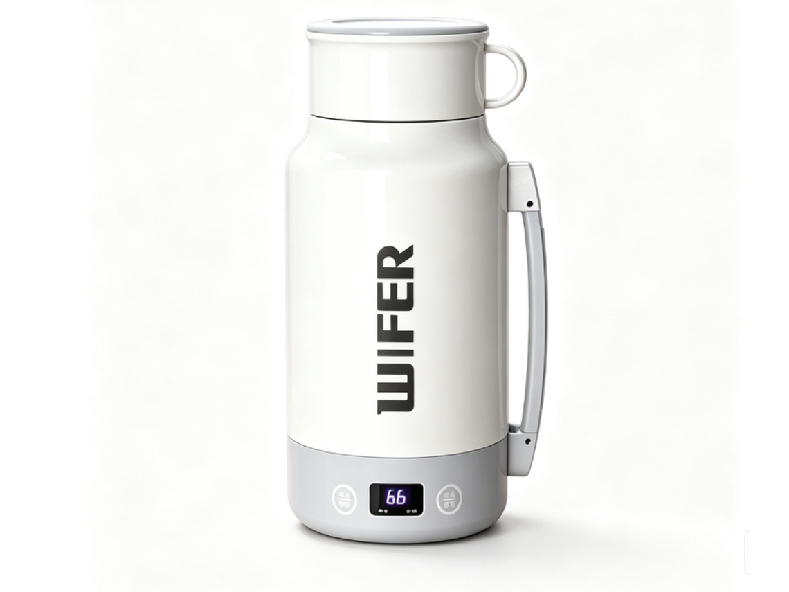 Jarra elétrica portátil de 1.000 ml / Tasse Chauffante De Voyage / Gobelet Thermal Chauffant Pour Camping Et Voiture