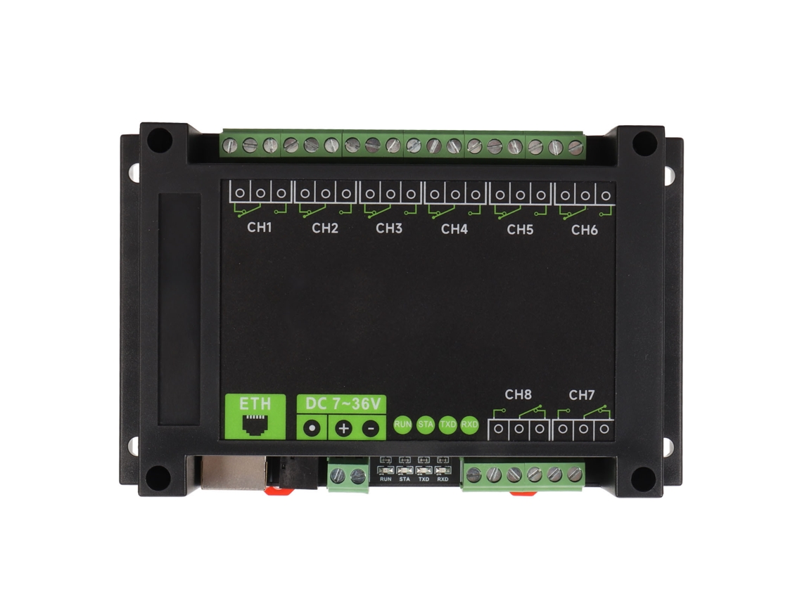Relé Ethernet 8 Canais Poe LAXISCREED