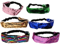 Conjunto de 6 tiaras elegantes com pingentes, design moderno.