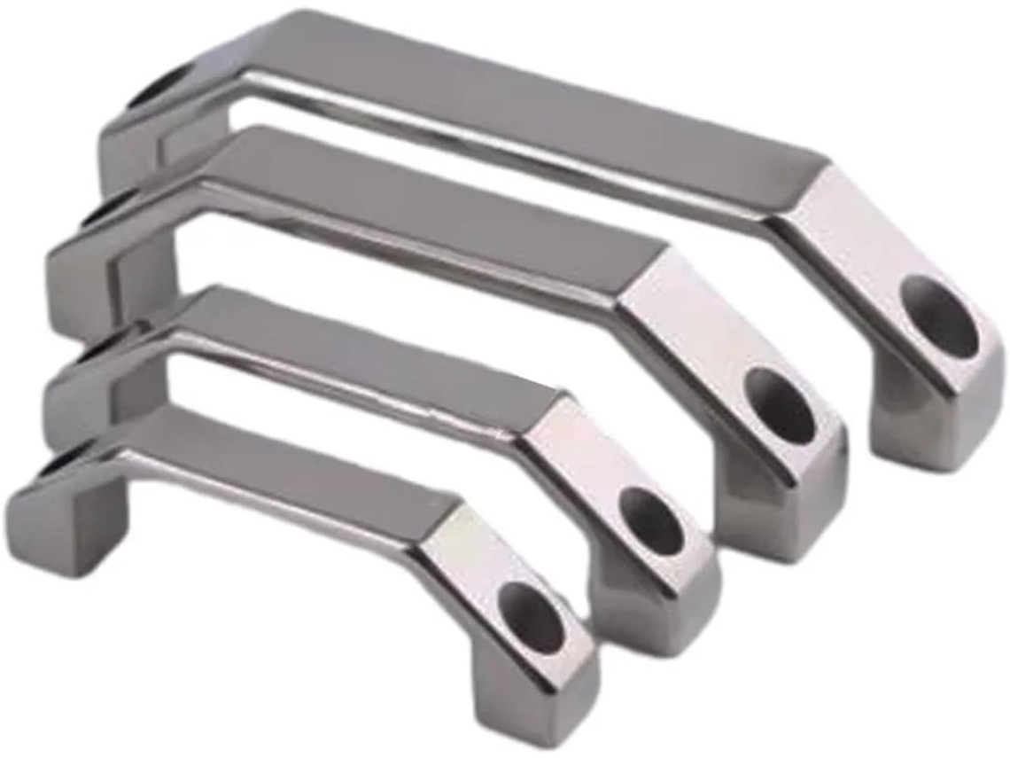 Puxador De Porta Robusto, Em Aço Inoxidável 304, Com Arco, Para Montagem Em Superfície Distância Entre Furos De 180mm, 1 Peça