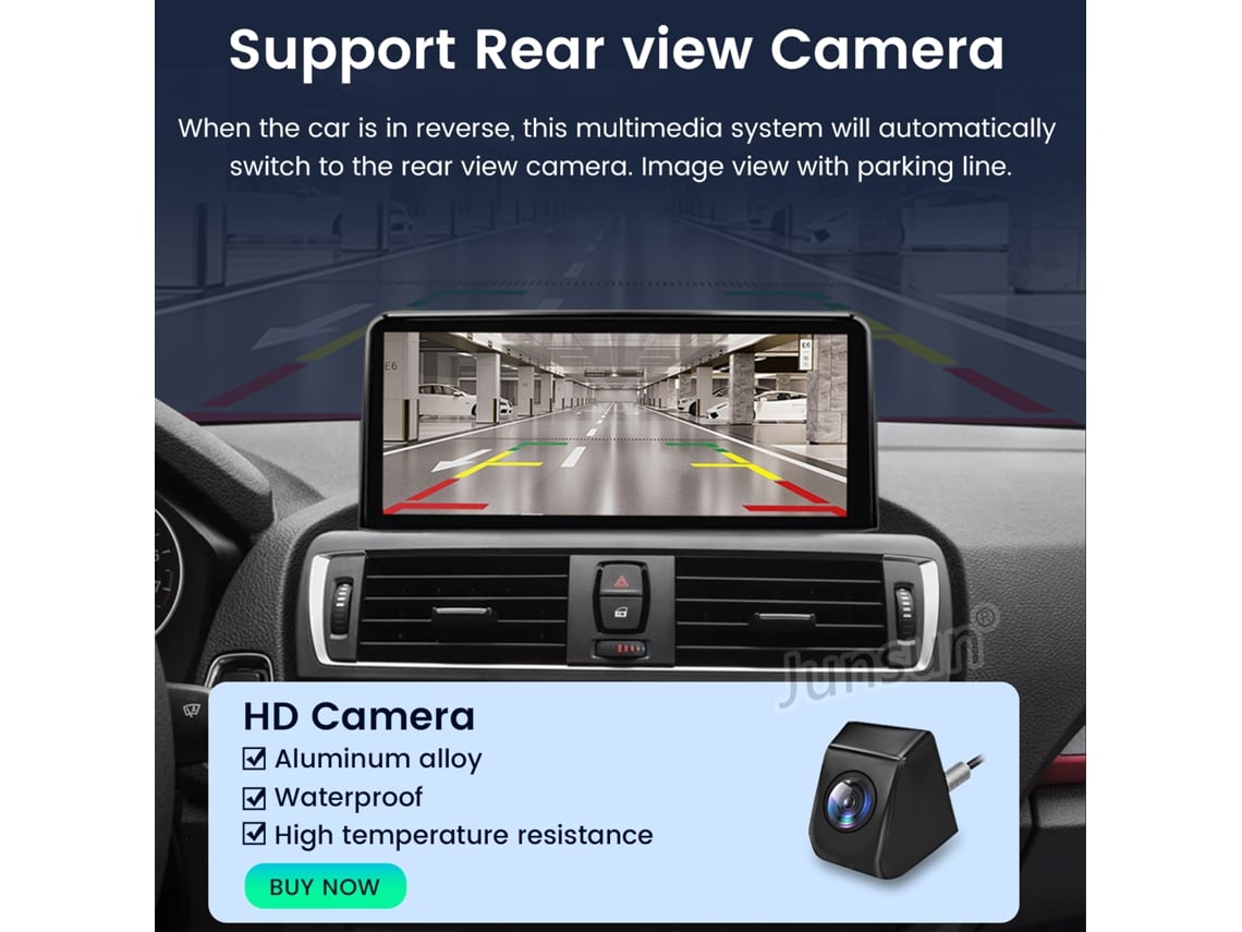 Ecrã Carplay 10,25 Polegadas para Bmw Nbt Carplay e Android Auto Sem Fios, Plug  Play, Funções Originais Mantidas JUNSUN (2012 2016)