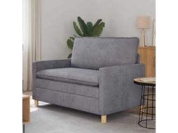 Vidaxl Sofá Cinzento-claro 126 X 81 X 87,5 Cm Poliéster