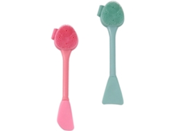 Escovas De Silicone Para Facilitar A Formação De Espuma E A Limpeza Da Pele Do Rosto.